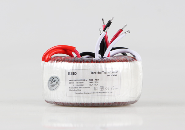 40W環(huán)形變壓器 230V/18V-12V（環(huán)形變壓器如何判斷是升壓還是降壓？）